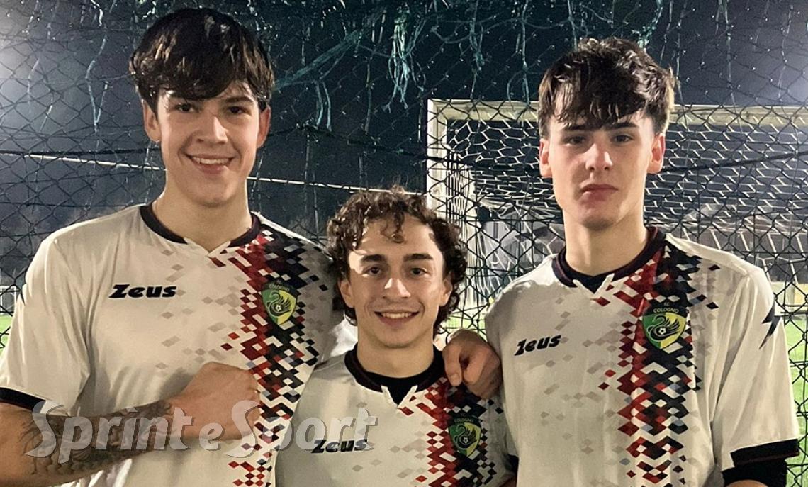 Victor Balu, Pietro Guarino e Mattia Straini • COLOGNO UNDER 19