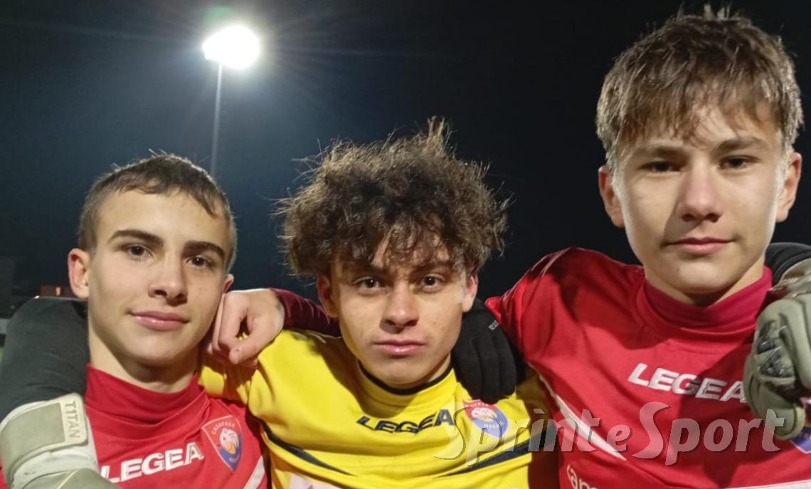 Alberto Bellarosa, Matteo Dapri e Luca Sacchi, mattatori del pomeriggio rossoblù