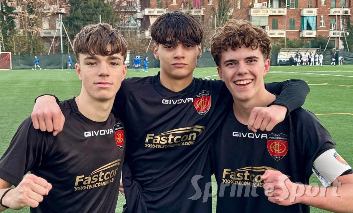 UNDER 19 NAZIONALE • Lorenzo Corti, Benjamin Manelli e Leonardo Colombo