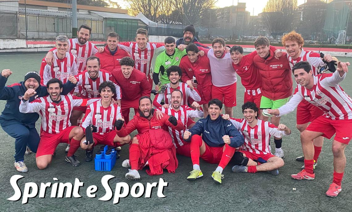 Seconda Categoria Piemonte &bull; Rapid To-Brunetta 2-5, la festa dei calciatori biancorossi