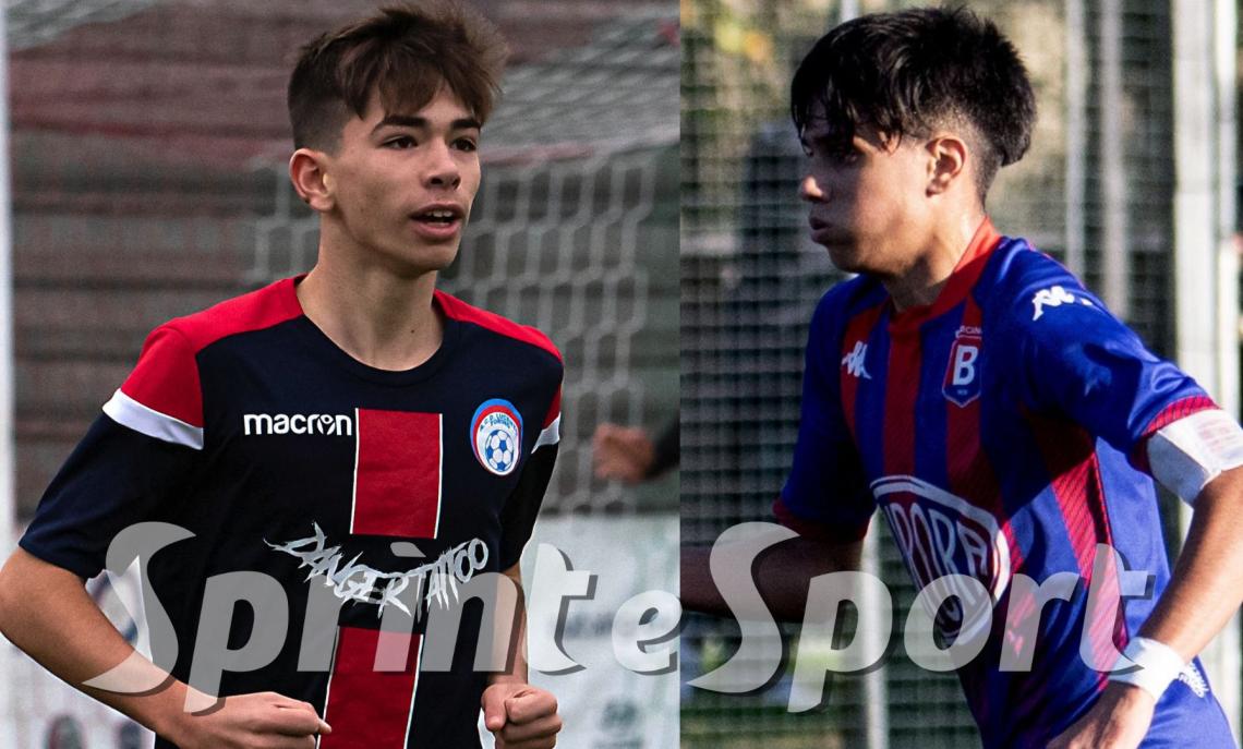 UNDER 16 REGIONALI PIEMONTE GIRONE C &bull; Lorenzo Perardi del Lucento e Nicol&ograve; Corda del Barcanova