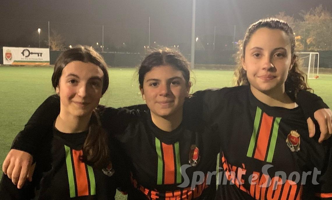 Gaia Vaccaro, Chiara Lisci e Aurora Mastellaro Venaria under 15 Femminile