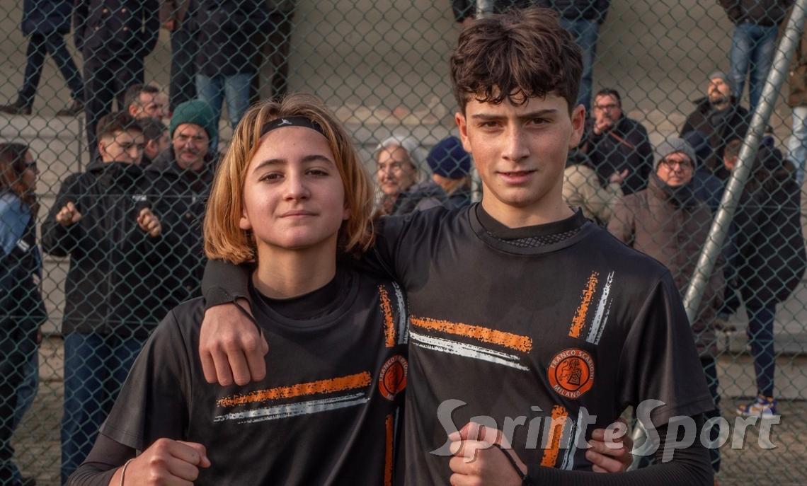 Riccardo D'Iglio e Alex Frattolillo UNDER 14 FRANCO SCARIONI