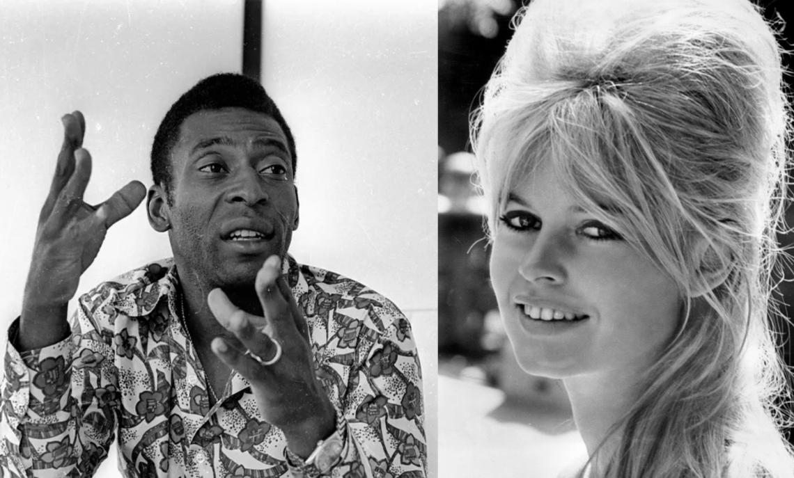 Brigitte Bardot e Pel&egrave;