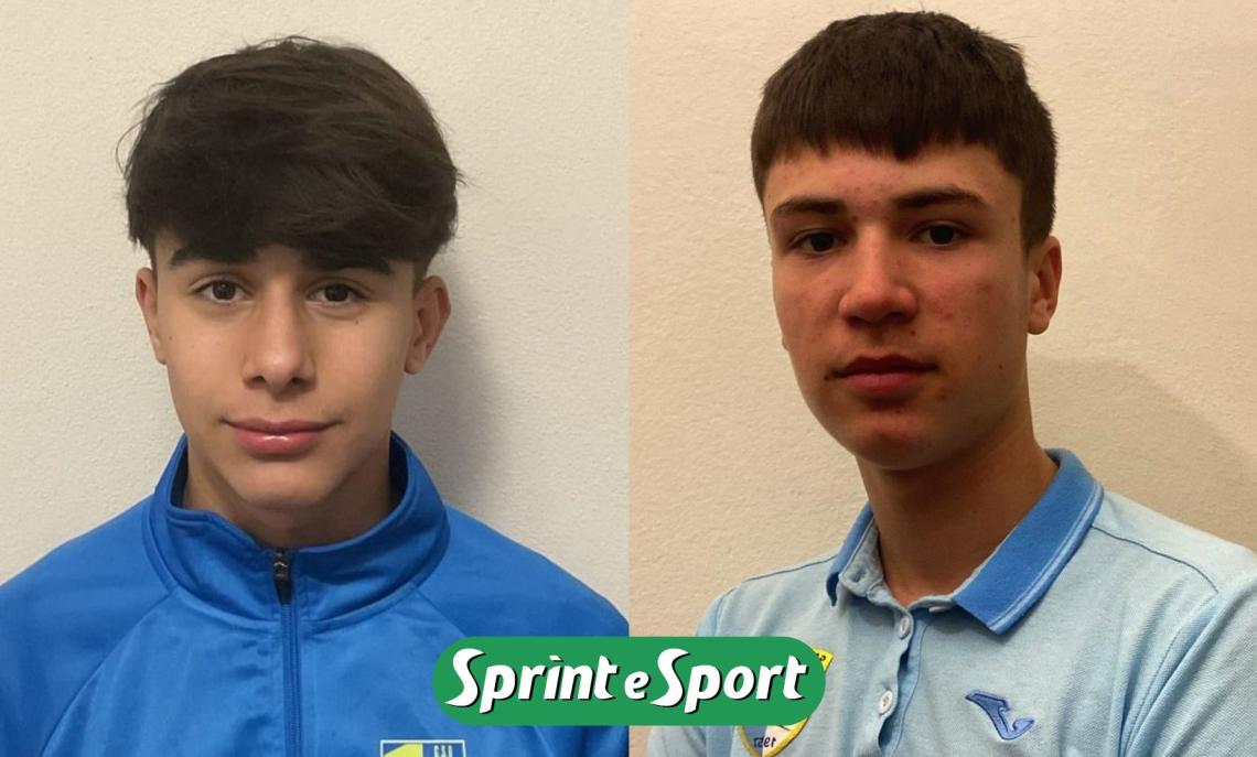 Marco Protti (Afforese) e Gabriele Postolachi (Serenissima); UNDER 16 MILANO