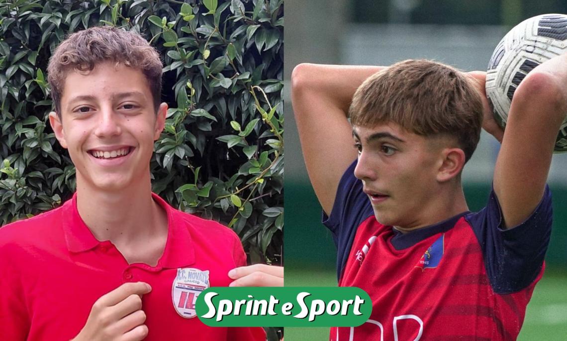 Davide De Filippi (Pro Novate) e Riccardo Vinante (Ciniselli); UNDER 14 MILANO