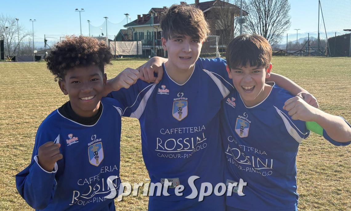 Under 14 Provinciali Pinerolo, San Secondo-Luserna: 0-3. In foto. Navarro Son Levi, Davit Lorenzo e Gamba Edoardo.