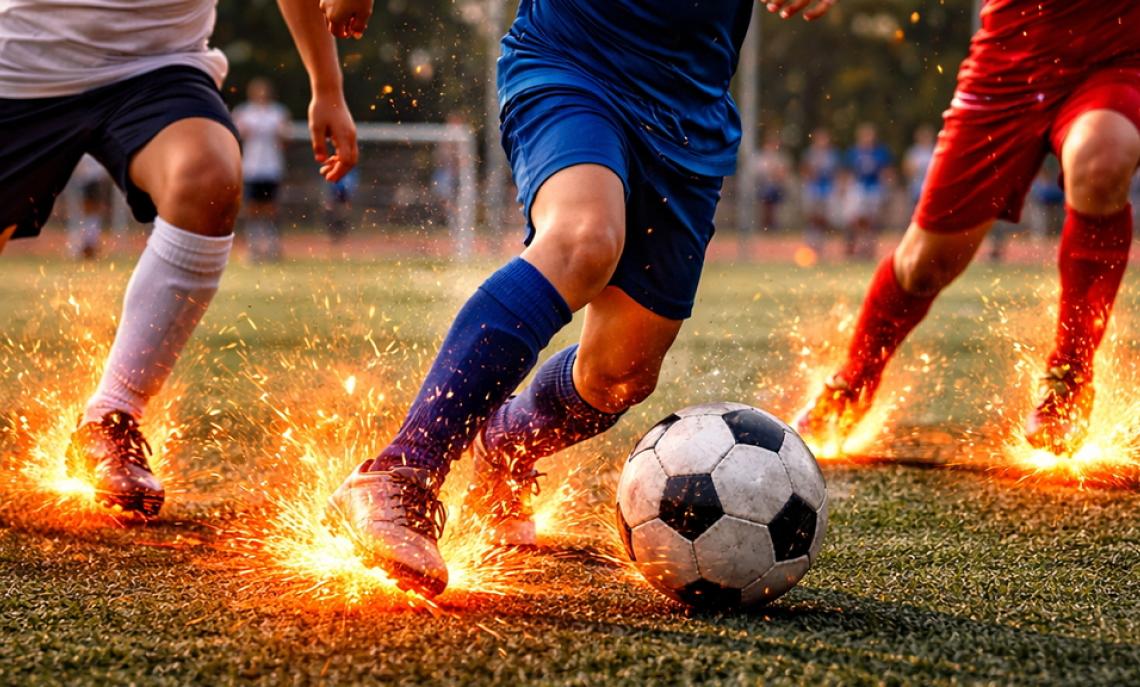 Campo sintetico e piedi che bruciano in un torneo giovanile: la folle partita sospesa otto volte
