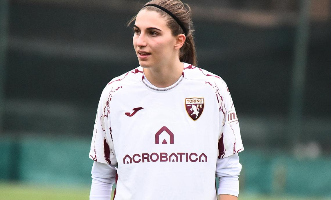 Linda Bazzocchi, autrice del gol dell'1-0 granata contro l'Angelo Baiardo in Serie C (foto Cassar&agrave;)