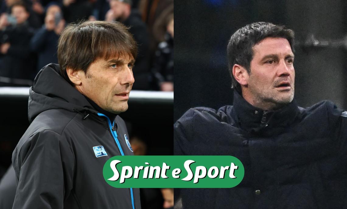 Antonio Conte e Cristian Chivu