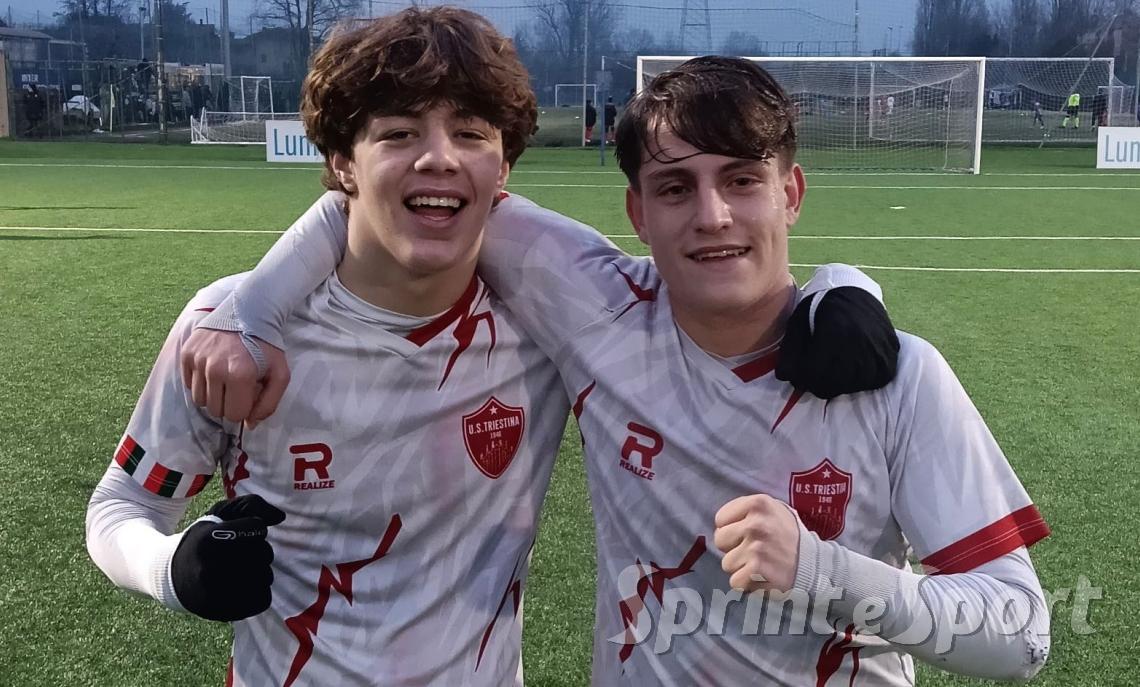 Matteo Bucceri e Pietro Scalese, i migliori &bull; TRIESTINA 1946 UNDER 16