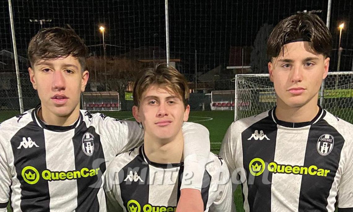 Regionali Piemonte Under 16 Girone C Lascaris-Spazio Talent 3-2 &bull; Emanuele Peuto, Alessandro Sfregola e Zeno Piovano