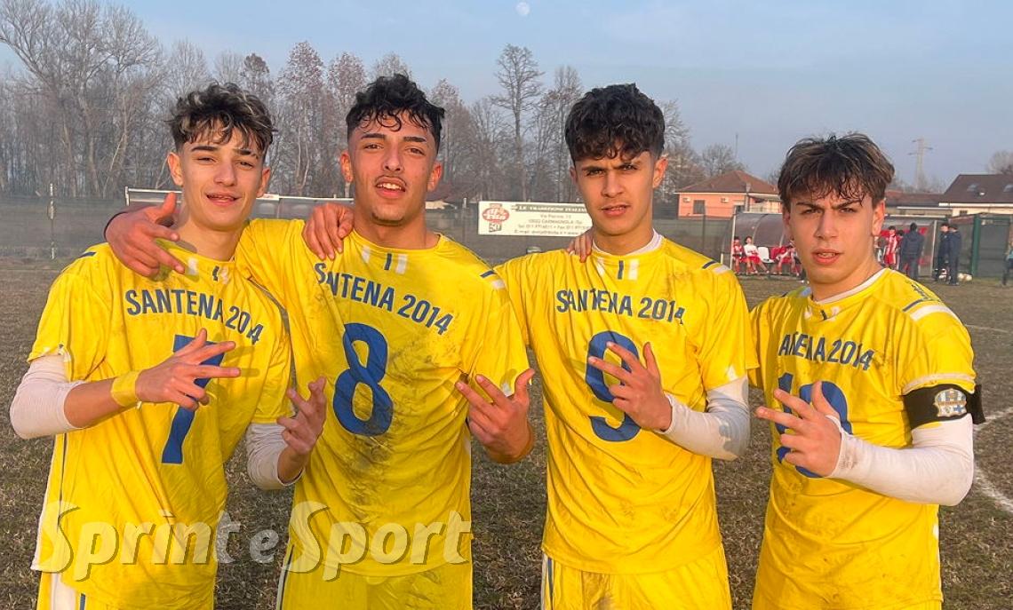 Provinciali Asti Under 16, Carignano-Santena 1-3,Nicol&ograve; Maglione Rudy Augeri Simone D'acunti Christian Pantone