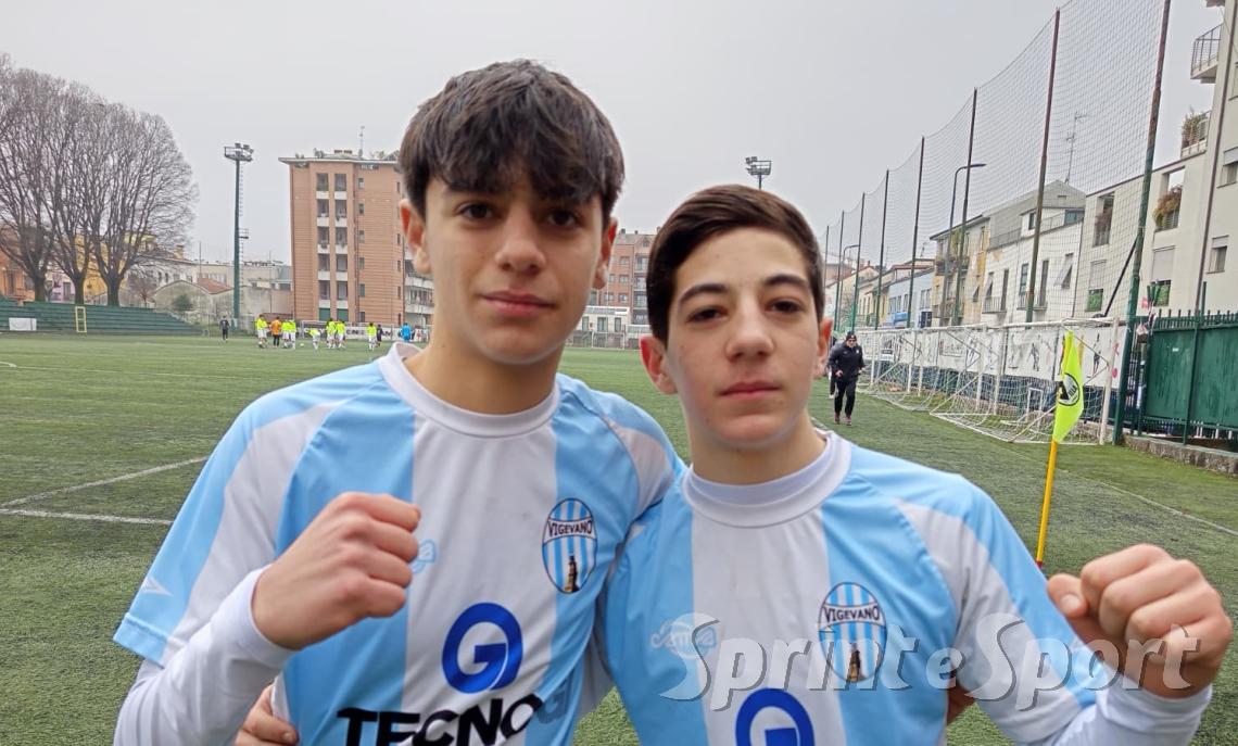 UNDER 15 VIGEVANO &bull; Daniel Cacia e Leonardo Speciale