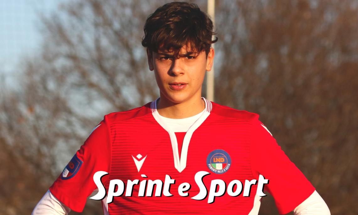 Lorenzo De Rosa, classe 2008, con la divisa della Rappresentativa Regionale Under 15