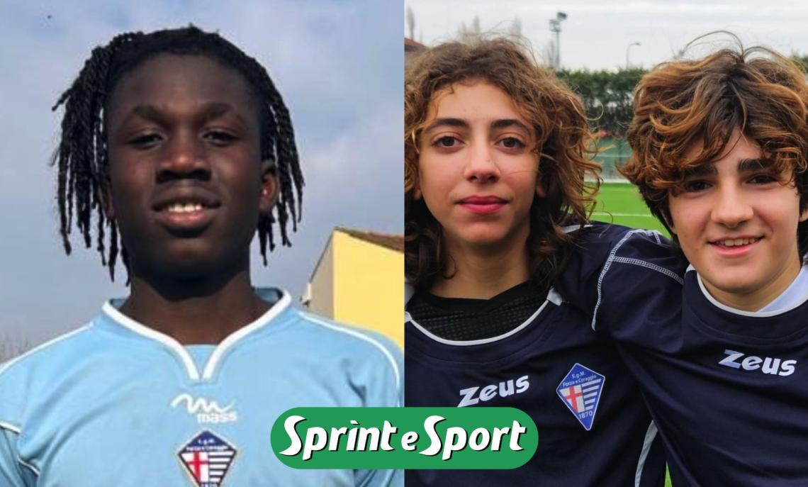 Donald Capetta, Gionata Quaranta e Niccol&ograve; Kaiser Longoni; FORZA E CORAGGIO UNDER 15
