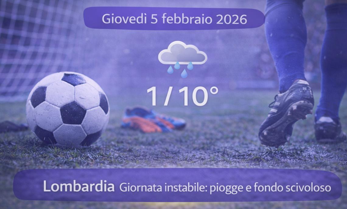 Meteo Lombardia, gioved&igrave; 5 febbraio 2026: campo pesante e aria umida, oggi si gioca di gestione