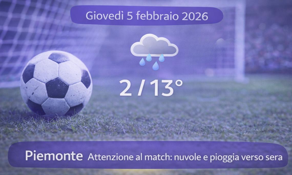 Meteo Piemonte, gioved&igrave; 5 febbraio 2026: nuvole in aumento, si gioca bene, ma occhio al finale