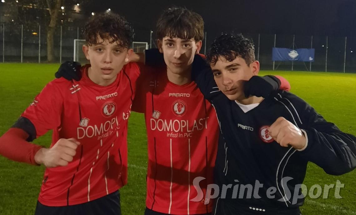 UNDER 14 SCHIAFFINO &bull; Lorenzo Didoni, Halil Balla e Leonardo Paccagnin