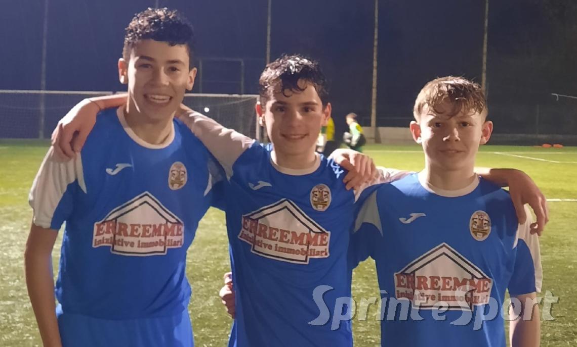 UNDER 14 VILLA VALLE &bull; Andrea Salvi, Andrea Poloni e Davide Musitelli