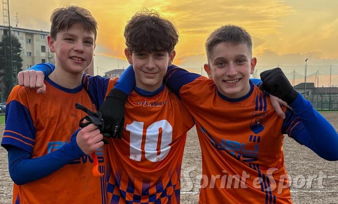 Luca Fossali, Nicol&ograve; Palermo e Giovanni Totaro; ARCA UNDER 14