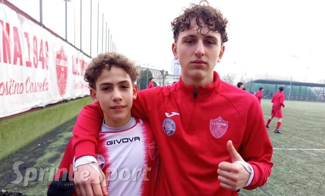 UNDER 15 TRIESTINA &bull; Tommaso Cacace e Artor Pasjaqa