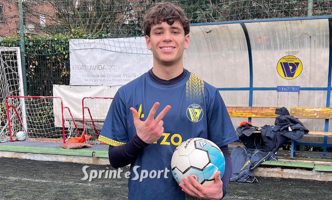 Under 17 Provinciali Torino, Vianney-Autovip San Mauro 4-0: Francesco Gallina, autore di una tripletta