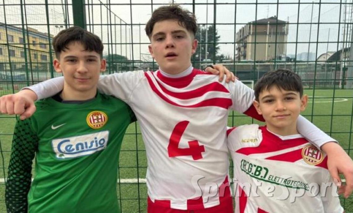 Lorenzo Sala, Mattia Catalano e Gabriele Conte, protagonisti della vittoria