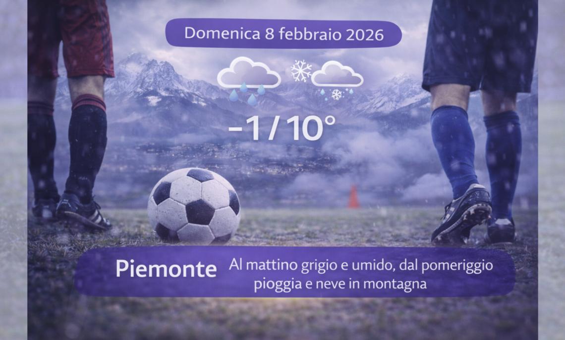 Sprint meteo &ndash; Piemonte, Domenica 8 febbraio 2026