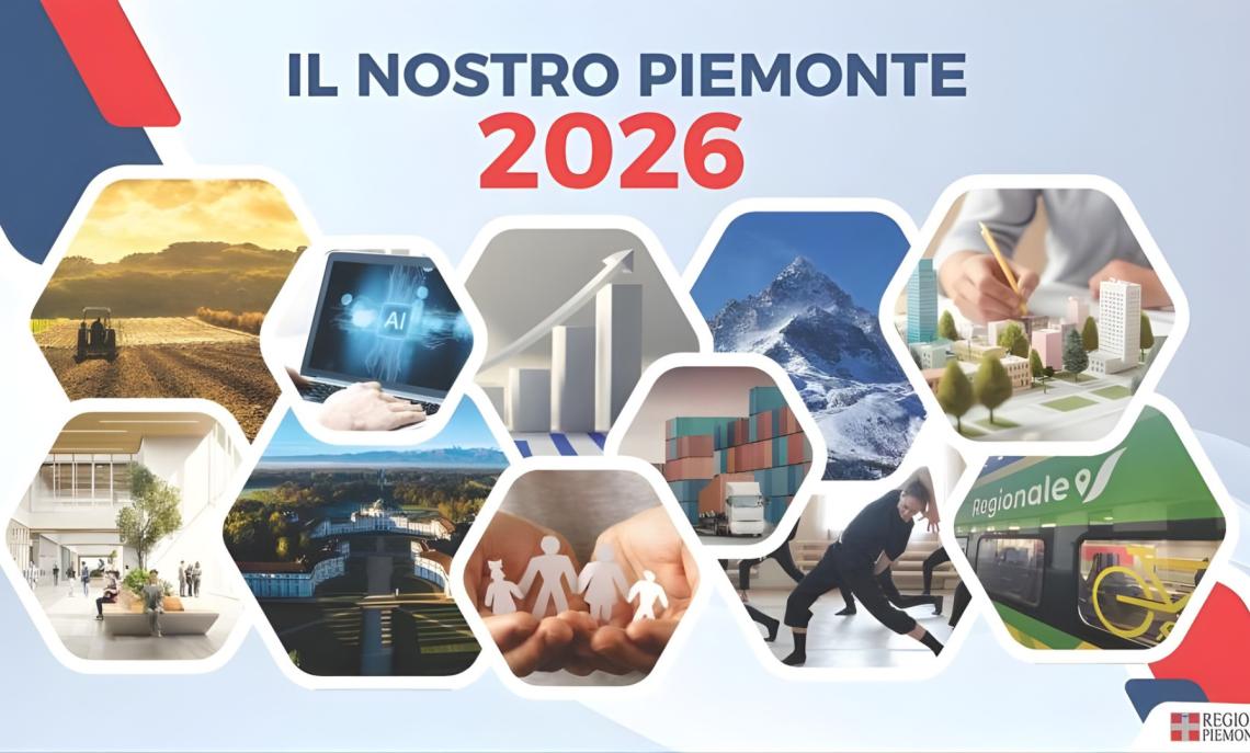 Gli obiettivi per il 2026 della Regione Piemonte