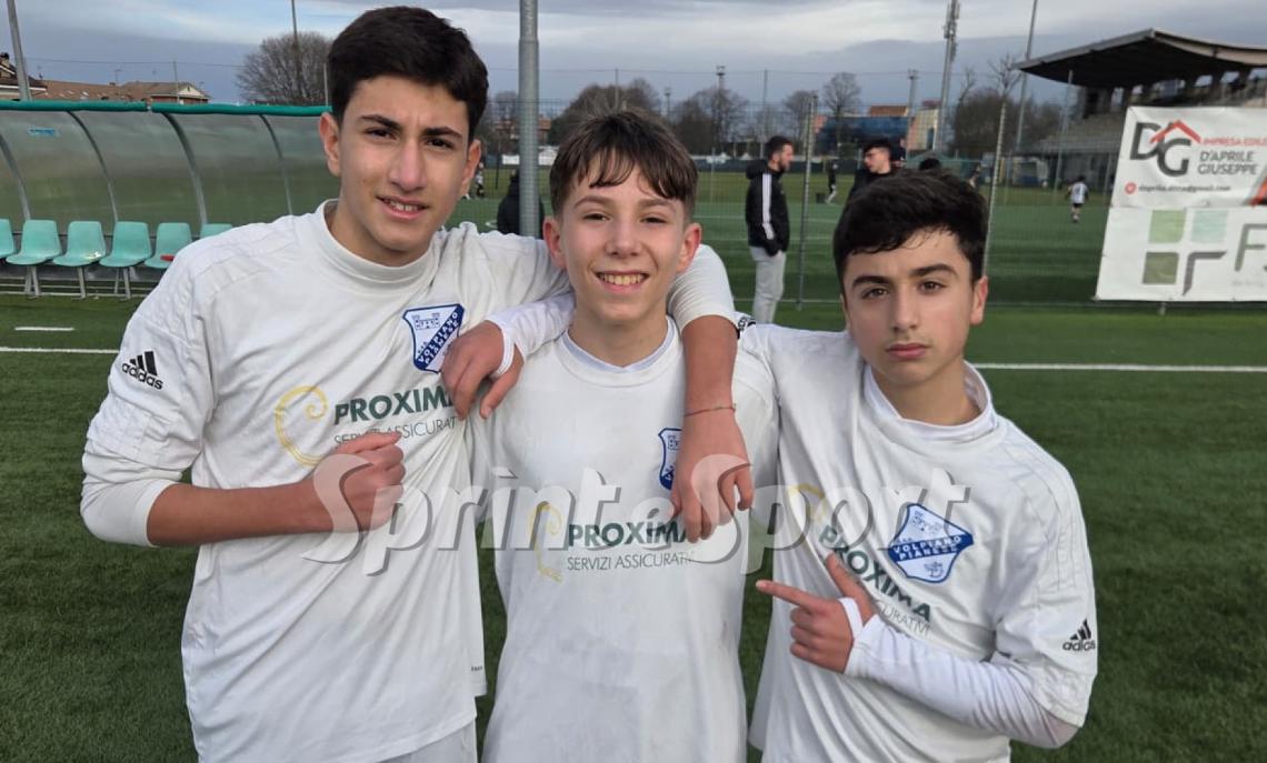 Regionali Piemonte Under 14 Girone B Volpiano Pianese-Lucento 2-0 &bull; Christian De Palma, Andrea Calabrese e Gabriele Esposito