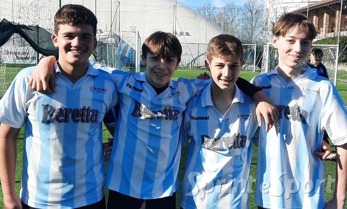 UNDER 14 LUCIANO MANARA &bull; Alessandro Onnembo, Emanuele Respina, Federico Faraone e Samuele Fumagalli