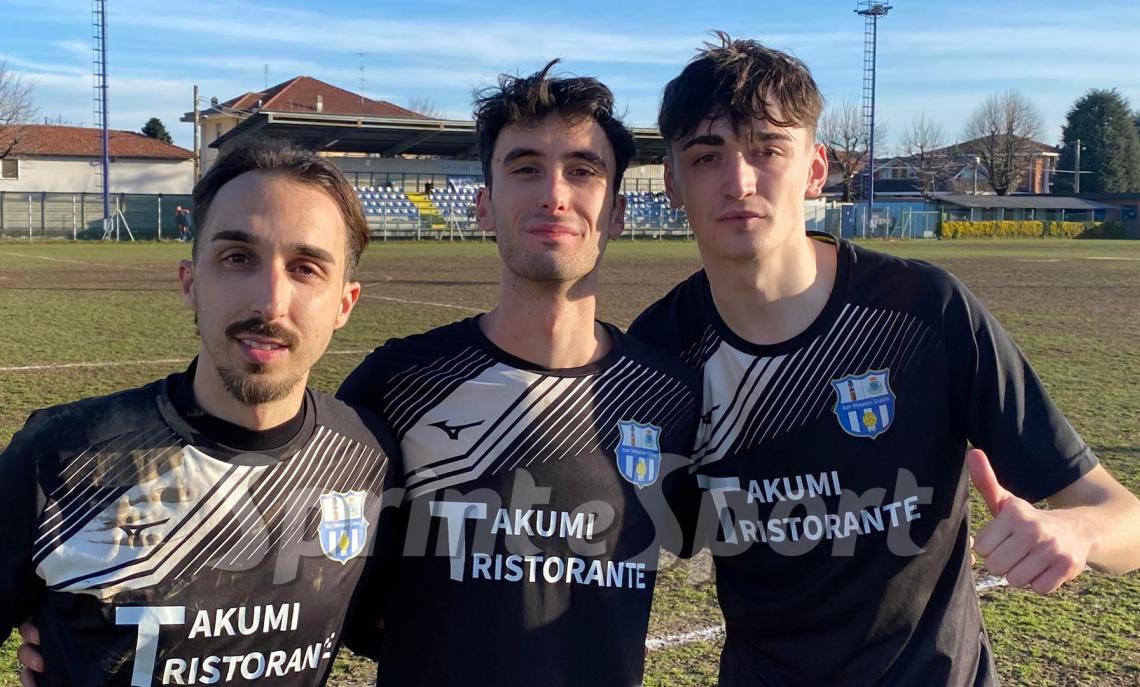 SAN MAURIZIO MATHI LANZESE PRIMA CATEGORIA PIEMONTE FOTO SERAFINO CAVEZZA FABIO MONTENEGRO ALEX DEL SANTO SAN MAURIZIO