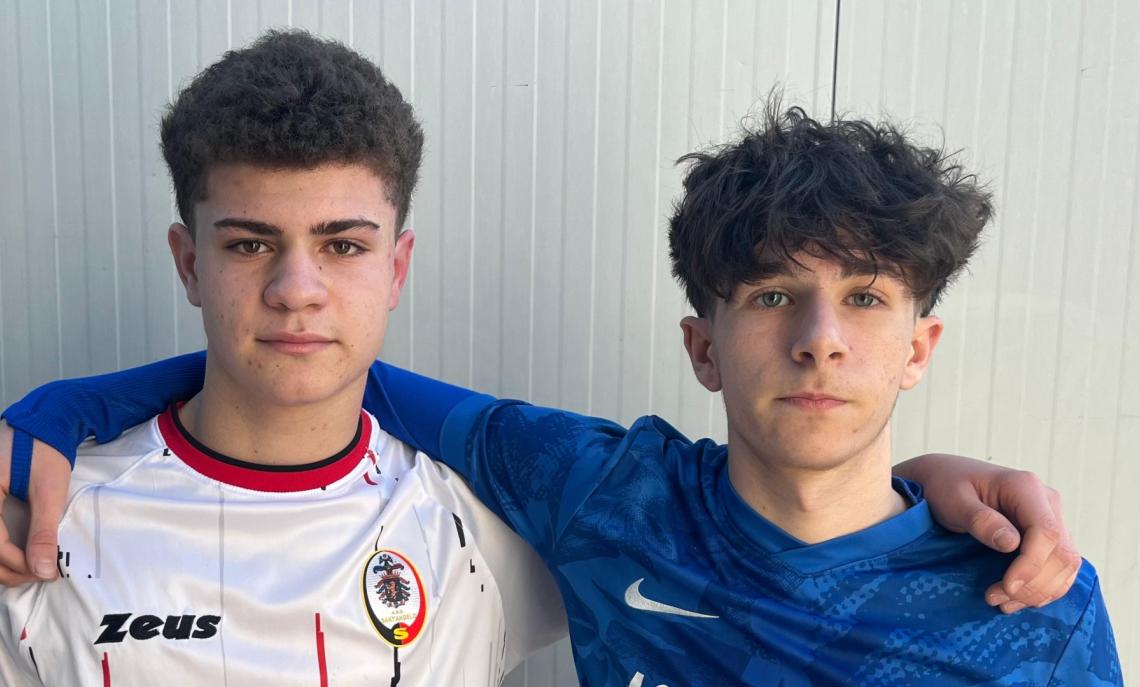 UNDER 15 &Eacute;LITE ACCADEMIA INTER-SANT'ANGELO &bull; I marcatori della ripresa: Falcone e Ferrario