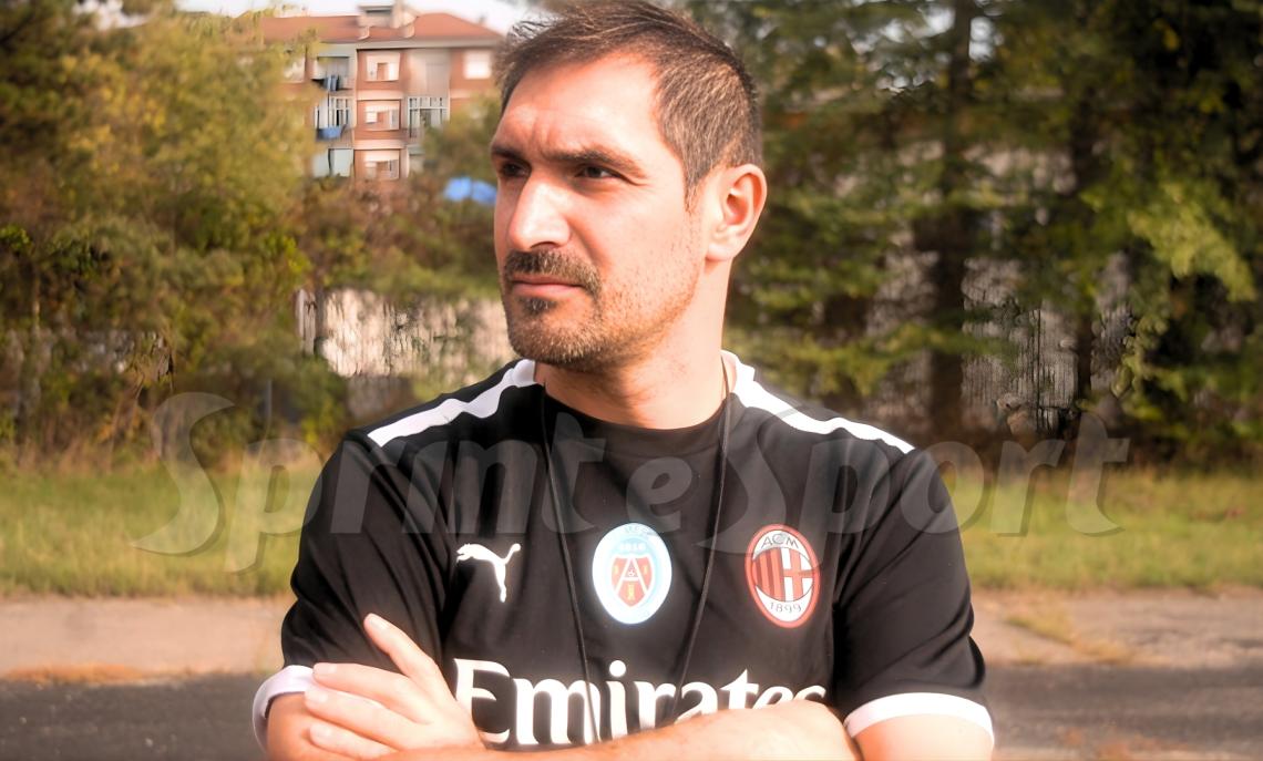Giuseppe Monastero, allenatore del settore giovanile dell'Almese Calcio e referente del club per la Milan Academy