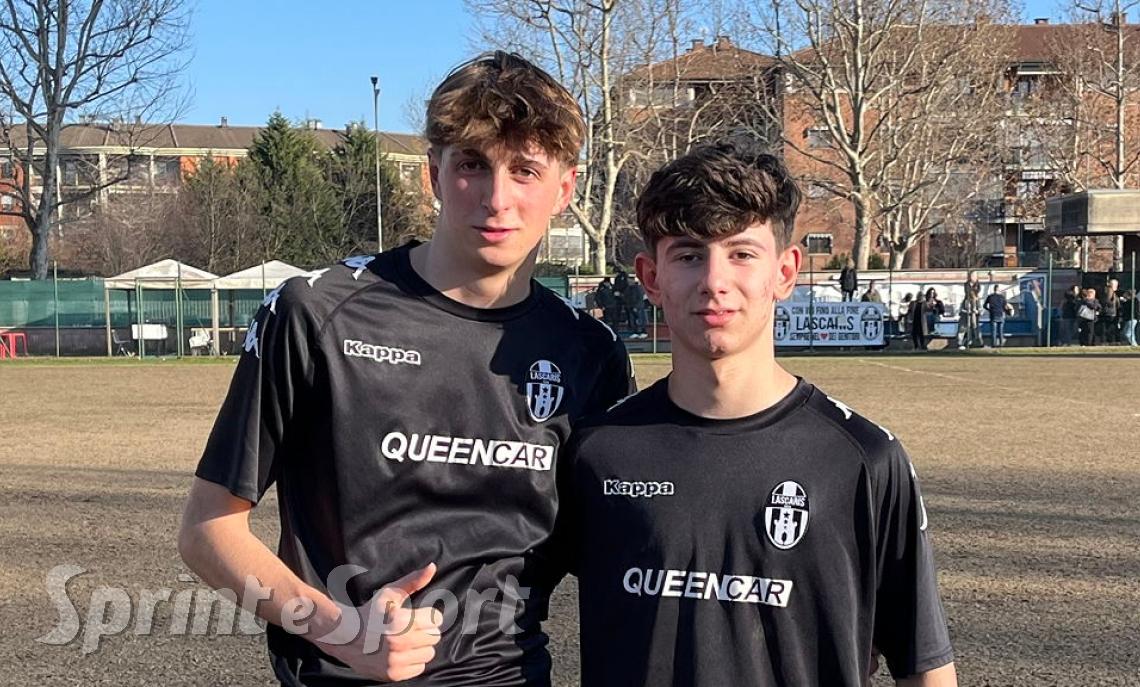 Torino Under 16 GO Grugliasco-Academy Lascaris 0-1, Cristan Cavaliere e Diego Zucolella