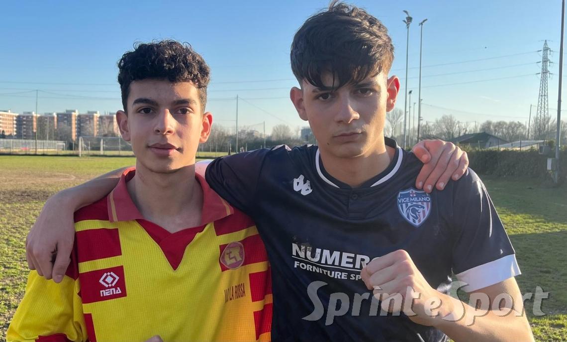 UNDER 16 VIGE MILANO-VICTORIA &bull; Aniello e Bonura, i difensori-bomber
