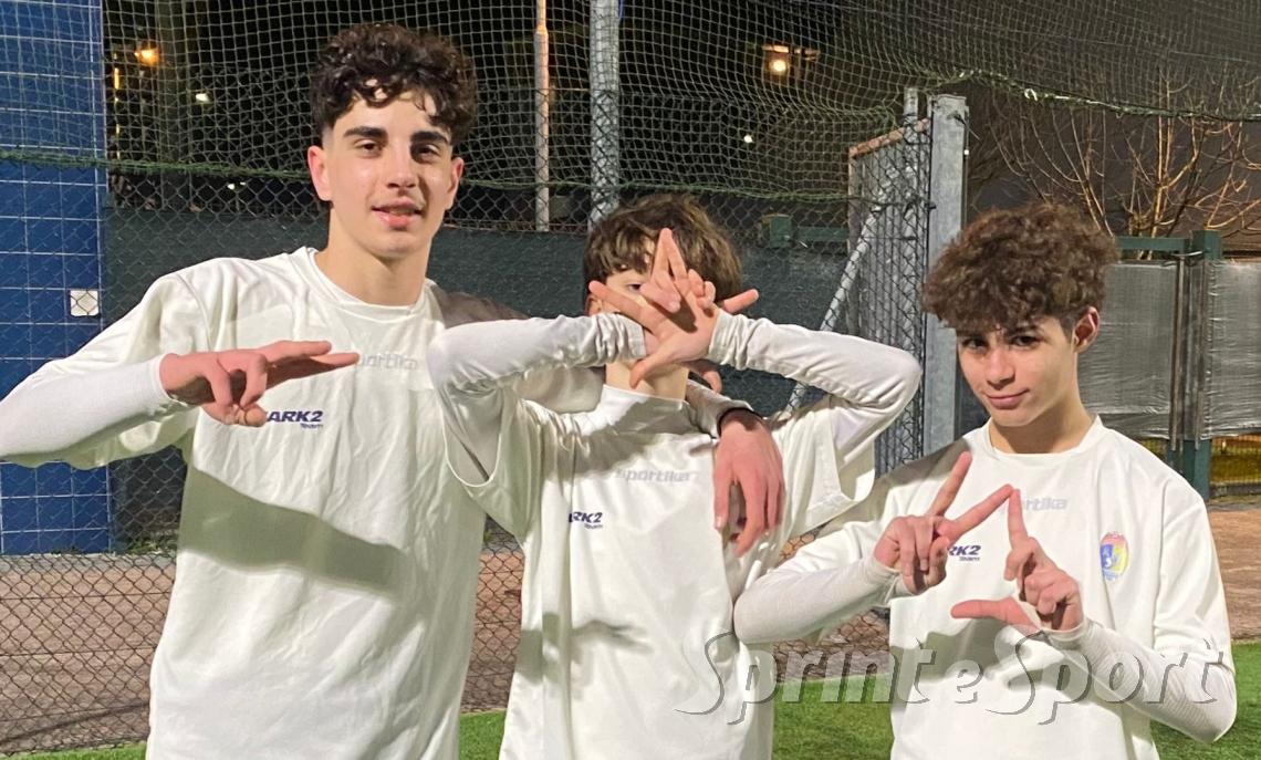 Davide De Angeli , Dylan Merlin e Nicholas Di Pietro: i migliori &bull; SEGRATE UNDER 16