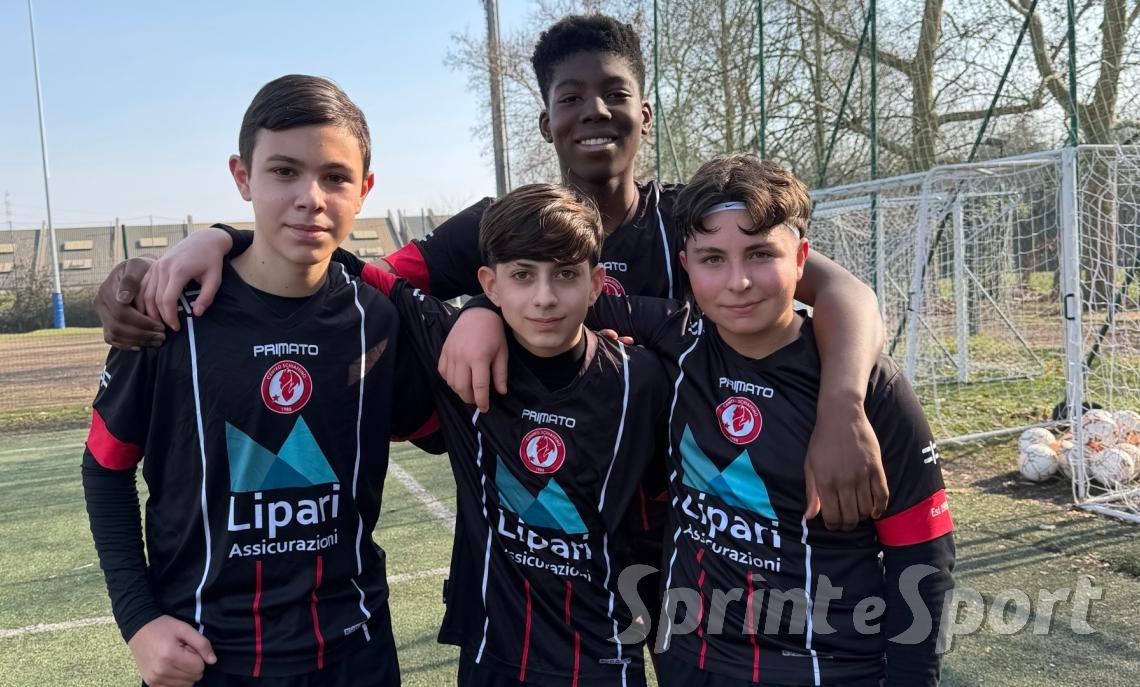 Luigi Pirozzolo, Christian Clausi, Malko Djiedzole e Matias Bonaventura &bull; Schiaffino