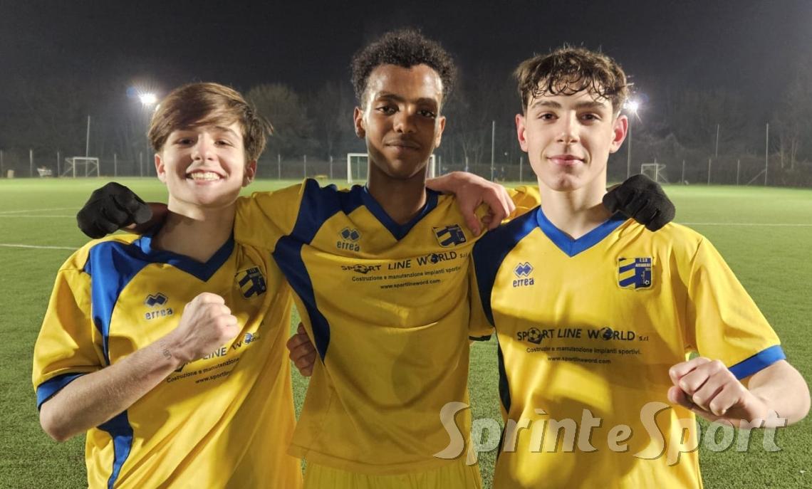 Gabriele Meini, Mikyas Negash e Kevin Foligno ● AFFORESE UNDER 15