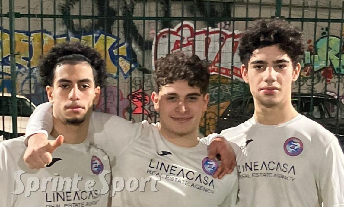 Omar Ahmed, Francesco Zuppichini e Riccardo De Rienzo &bull; BUCCINASCO UNDER 19 