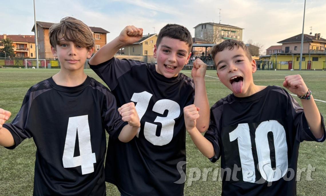 ESORDIENTI B REAL MILANO &bull; Pizzo, Di Tomaso e Donghi 