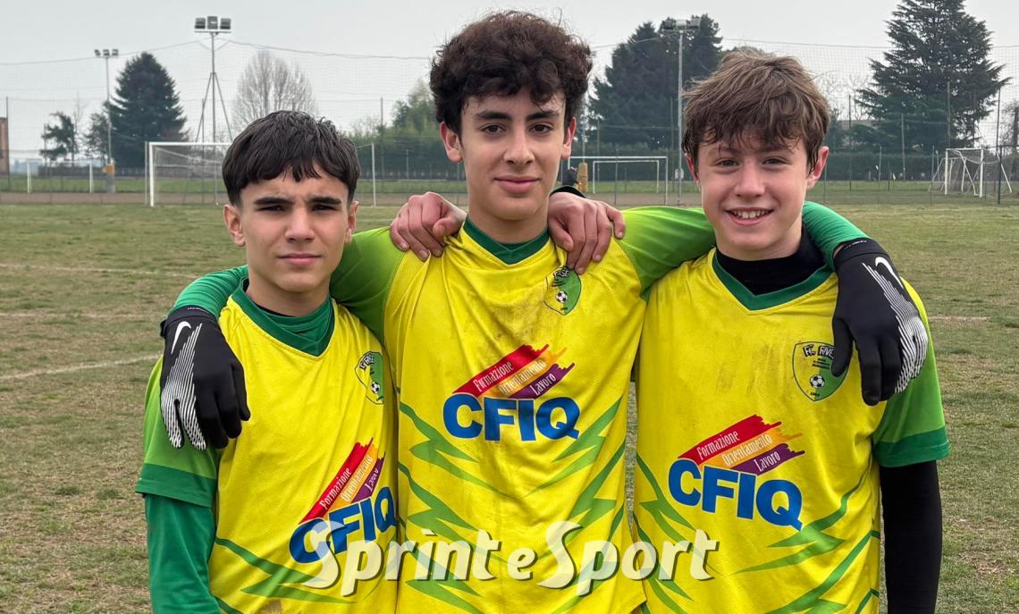 Under 15 Provinciali Pinerolo, Rivese-San Secondo 2-1: Leonardo Angius, Riccardo Binatti e Ilario Caravella.