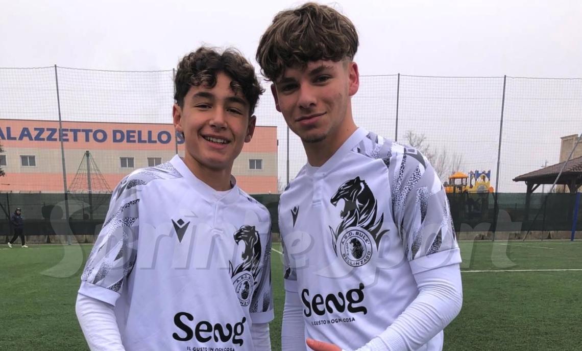 Under 14 Novara, Tommaso Zampogna e Mattia Vinci, attaccanti classe 2012