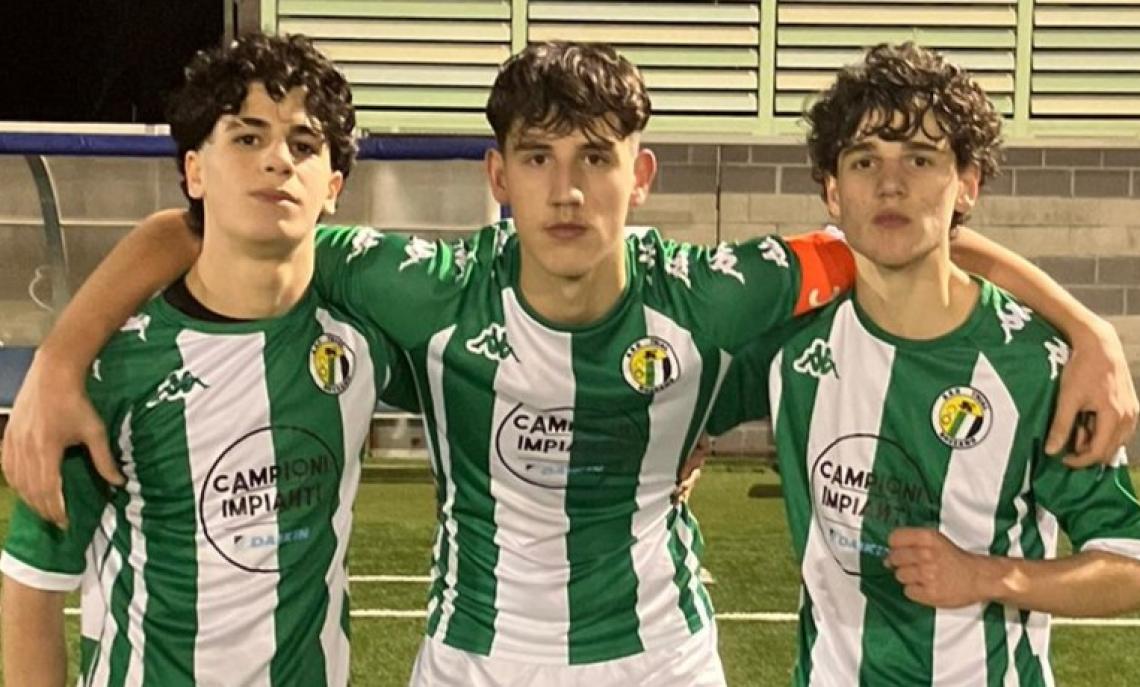 Daniele Tuveri, Mattia Gamboni e Matteo Ferrante &bull; TRIAL ROZZANO UNDER 19