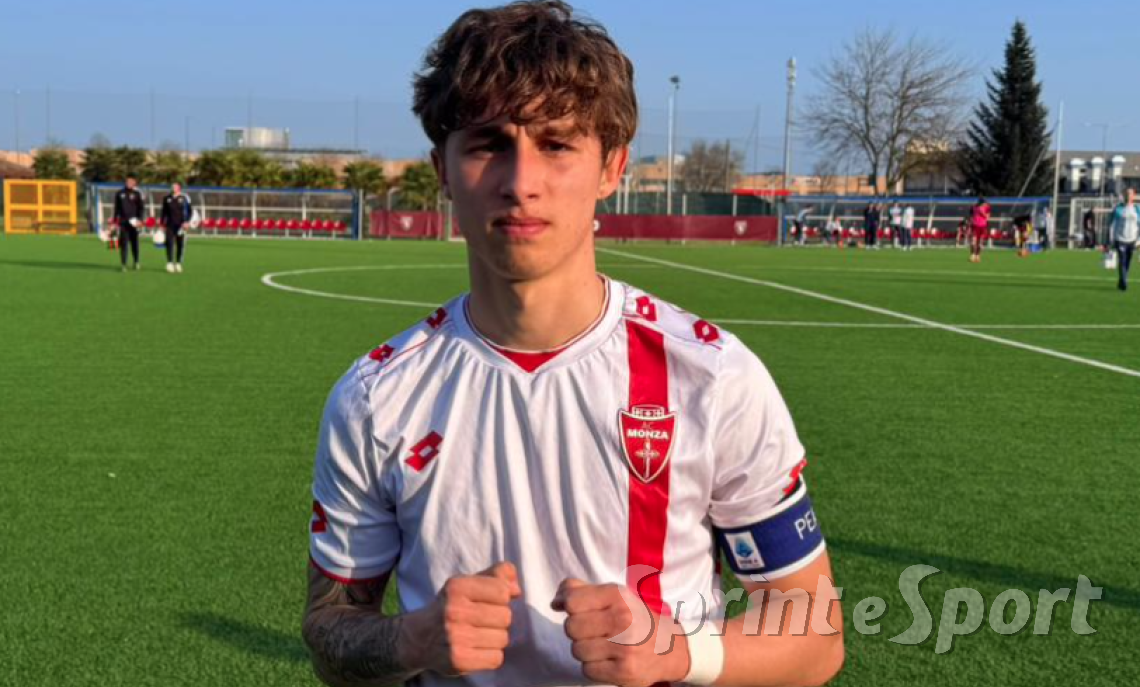 Under 18 &bull; Torino-Monza: Spettacolo e poker brianzolo: il Monza sbanca il Mazzola e rilancia le ambizioni playoff contro il Torino. In foto Cassina