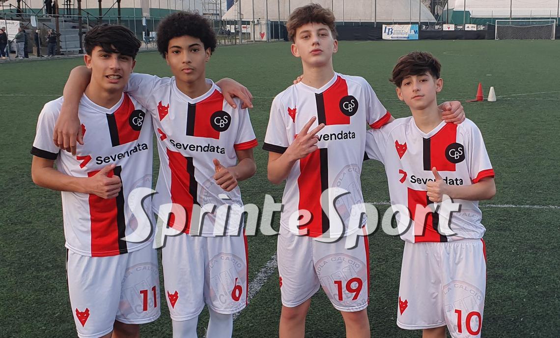 Under 14, Girone E: Cbs-Spazio Talent: Andrea Gulino (11), Yassine Bakhouba (6), Alessandro Cavallo (19) e Denis Taranto (10)