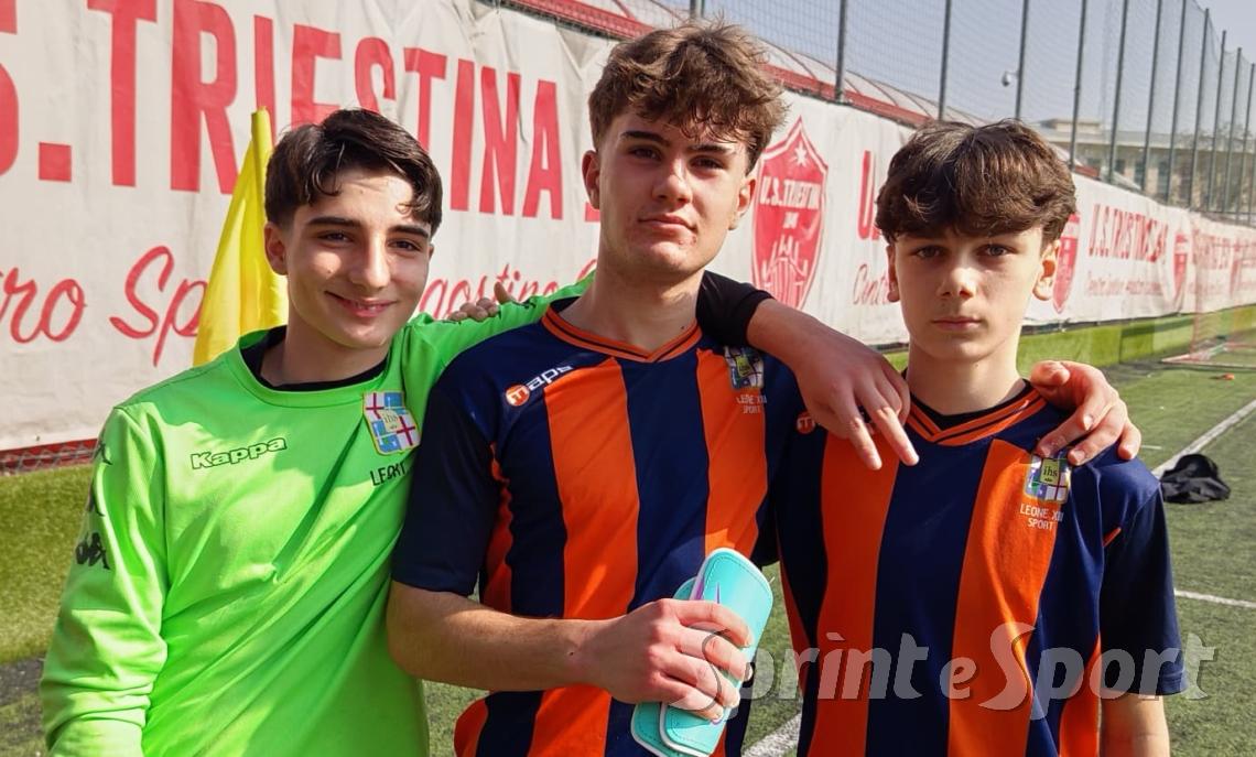 UNDER 15 LEONE XIII &bull; Nicol&ograve; Bencardino, Daniel Grande e Gianandrea Riva