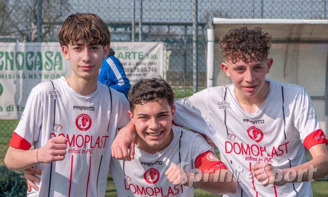 UNDER 14 SCHIAFFINO &bull; Halil Balla, Mirko Prado e Lorenzo Didoni