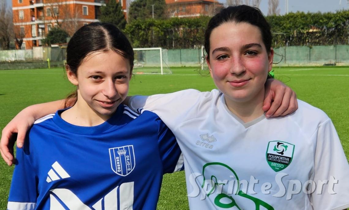 Sofia Surardi e Beatrice Di Natale &bull; BRESSO E CG BRESSO UNDER 15 FEMMINILE